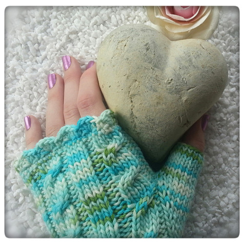 Mint ... návleky 100% merino 24 cm — foto 5