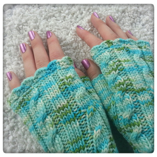 Mint ... návleky 100% merino 24 cm — foto 3