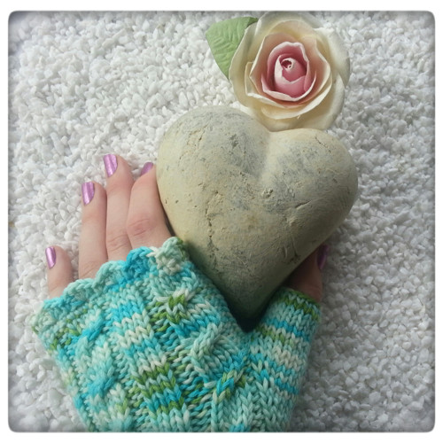 Mint ... návleky 100% merino 24 cm — foto 4