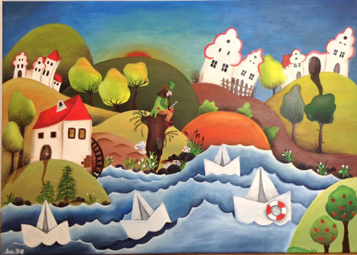 Olejomalba na přání 70x50 — foto 2