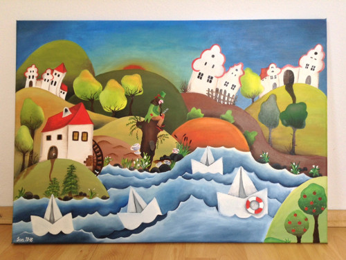Olejomalba na přání 70x50 — foto 3