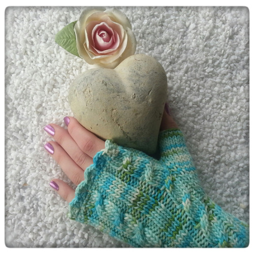Mint ... návleky 100% merino 24 cm — foto 6