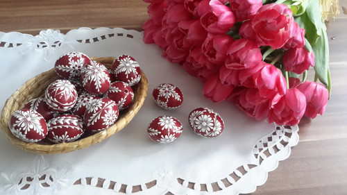 Velikonoční kraslice - červené — foto 2