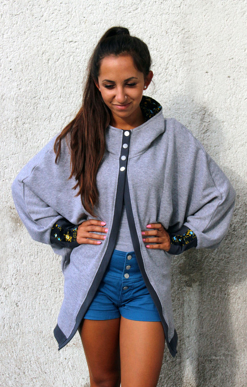 Cardigan/mikina GRAU — foto 4