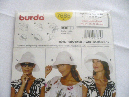 Burda střih -klobouky — foto 3