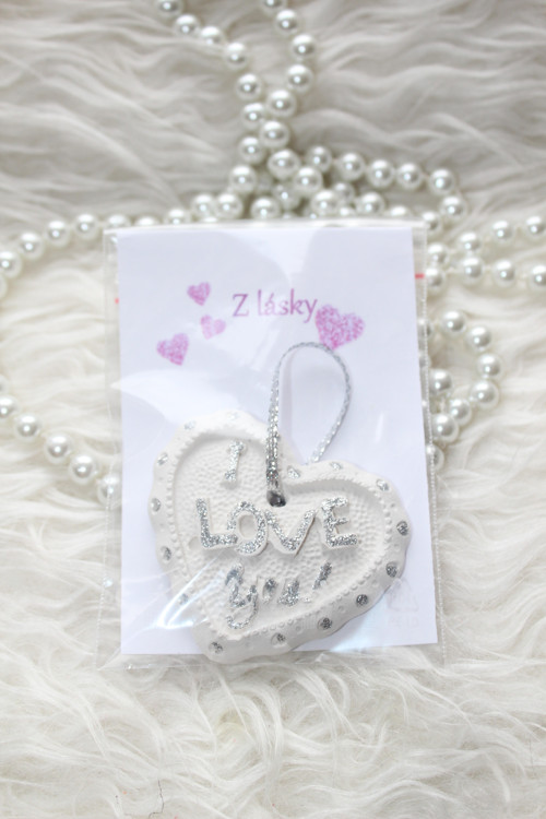 Keramické srdíčko I LOVE YOU — foto 3