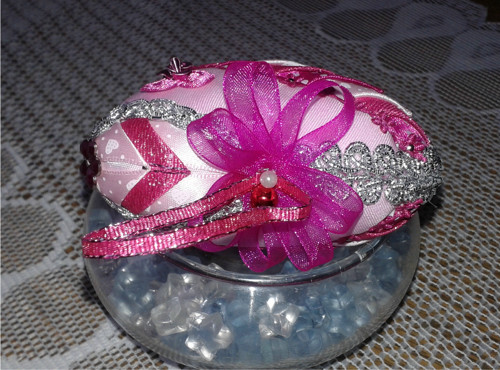 Něžné vyznání ( srdíčko-nešitý patchwork ) — foto 2