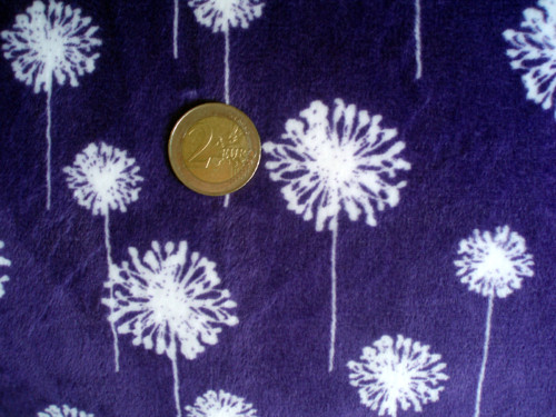 Minky Premier Dandelion Cuddle Amethyst/Snow — foto 2