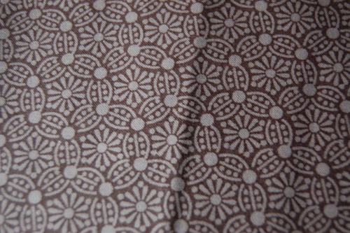 Bavlněná látka : Mandaly hnědé — foto 3