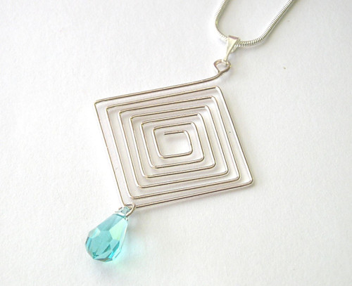 Swarovski sada Teardrop Light Turquoise — foto 2