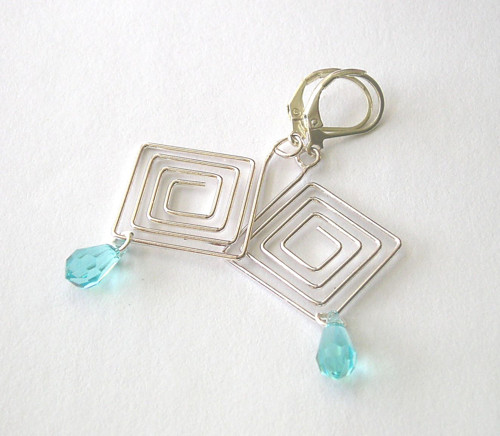 Swarovski sada Teardrop Light Turquoise — foto 3