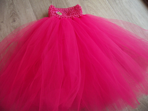 Tutu sukýnka- neon pink -1-7let — foto 3