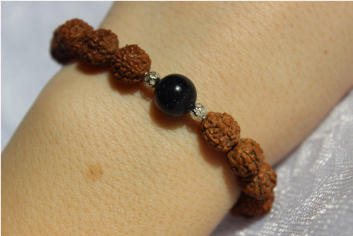 Rudraksha náramek & Avanturín — foto 4