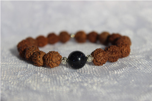 Rudraksha náramek & Avanturín — foto 5