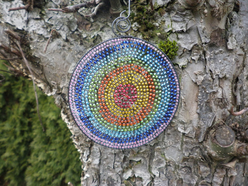 Mandala v barvách čakry-11cm — foto 3