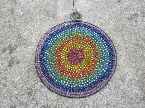 Mandala v barvách čakry-11cm — foto 4