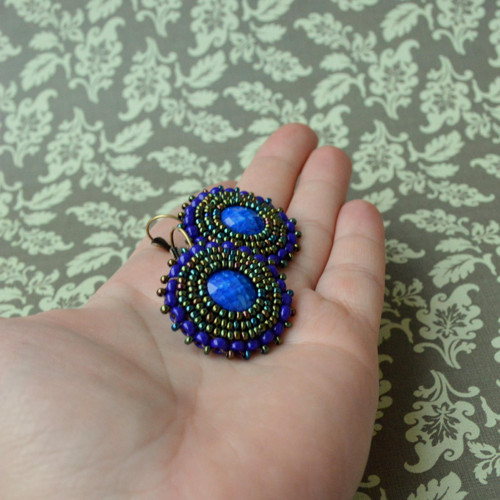 Blue&Iris earrings — foto 2