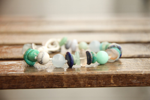 Bohemian náramok aqua — foto 2