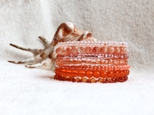 Náramek - Červený Pomeranč — foto 2