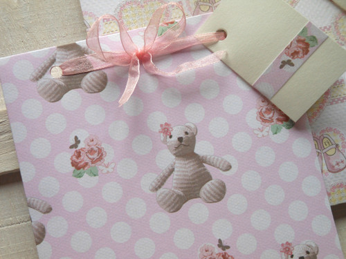 Medvídci na růžové - obal na CD13x14 cm — foto 2