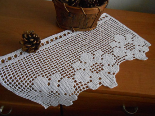 Rustikální kopretinková záclonka... — foto 3