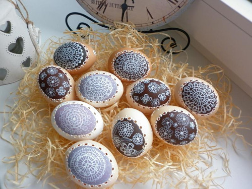 Krajkované kraslice — foto 4