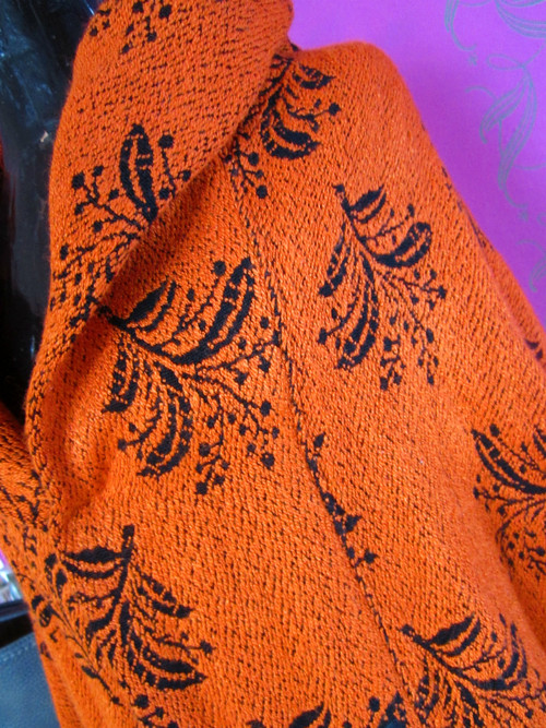 Kardigan orange&vzory — foto 5