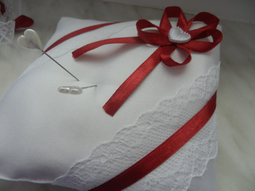 Svatební polštářek pod prstýnky — foto 2