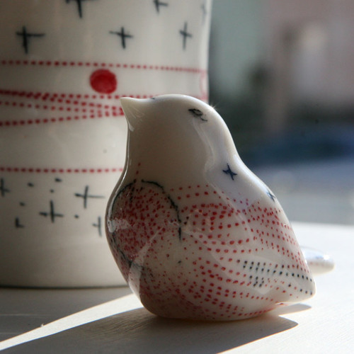 Na parapet...... ptáče (porcelán) — foto 6
