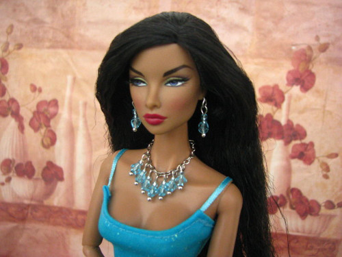 Šperky pro Barbie - modrá sada — foto 2
