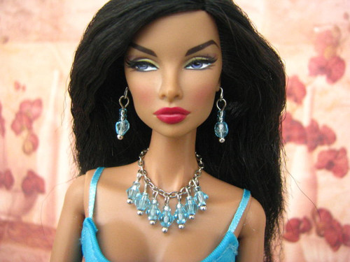 Šperky pro Barbie - modrá sada — foto 3