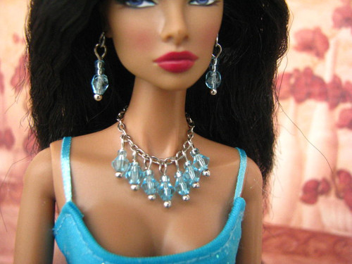 Šperky pro Barbie - modrá sada — foto 4