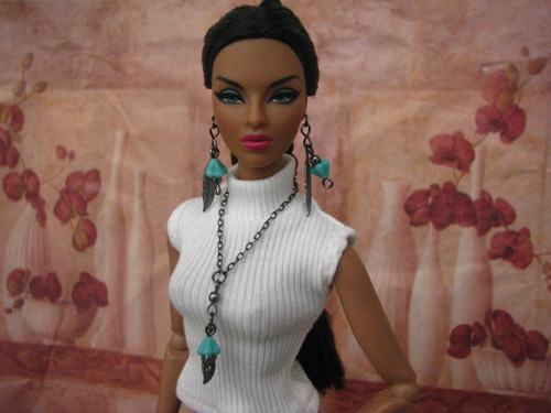Šperky pro Barbie - tyrkysová sada — foto 4
