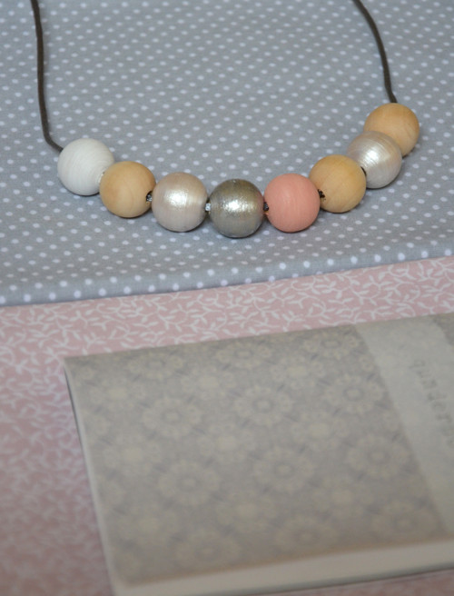 Dřevěná elegance - náhrdelník — foto 3