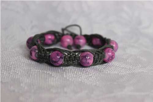 Procitnutí.. Náramek macramé/shamballa — foto 5