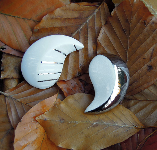 Leaves (porcelánová brož) — foto 6