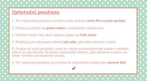 Dárkový poukaz na naši sukýnku! — foto 2