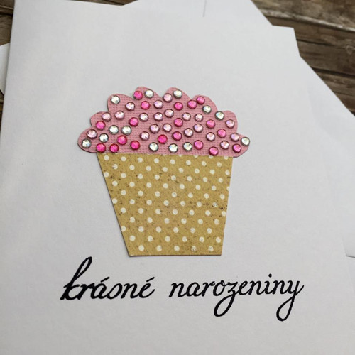 Narozeninové přání s cupcakem — foto 2