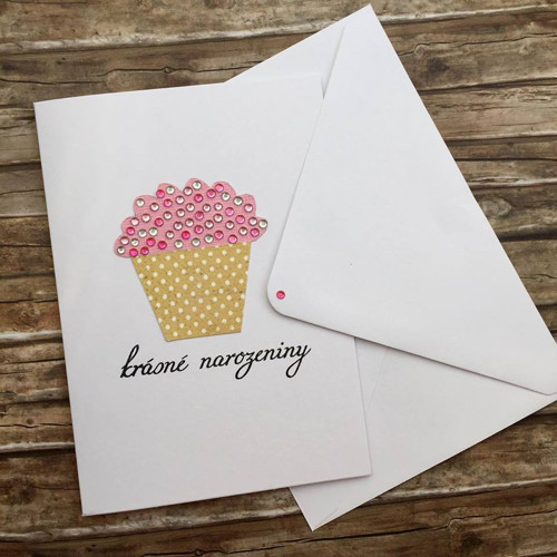 Narozeninové přání s cupcakem — foto 3