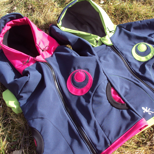 Rostoucí softshell. bundička 1-3 zelená — foto 2