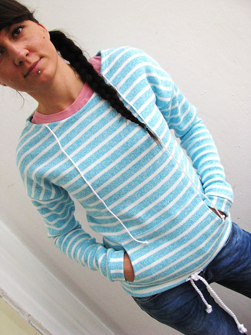 Svetr Smooth Blue stripes — foto 6
