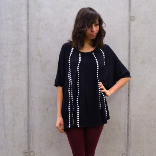 Tričko Black & Stripe — foto 2