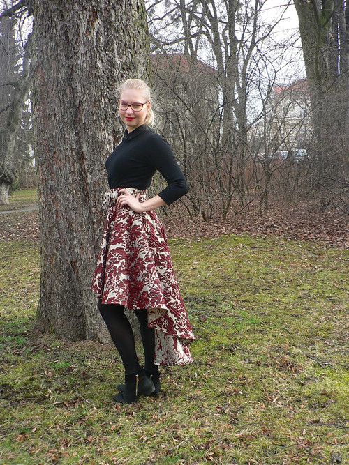 Brokátová sukně — foto 4