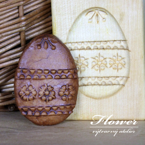 Vajíčko 2 - perníček z dřevěné formy č. 34 — foto 2