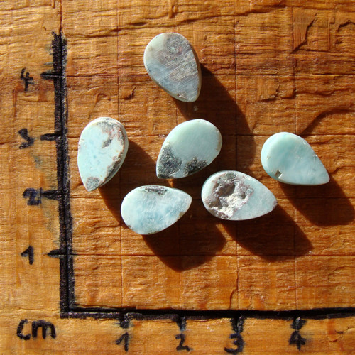 Larimar - set šesti kabošonů — foto 2
