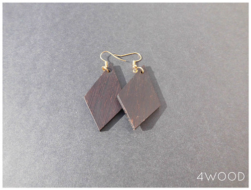 Náušničky wenge — foto 2