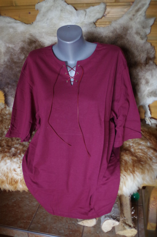 Triko se šněrováním 2XL bordo — foto 2
