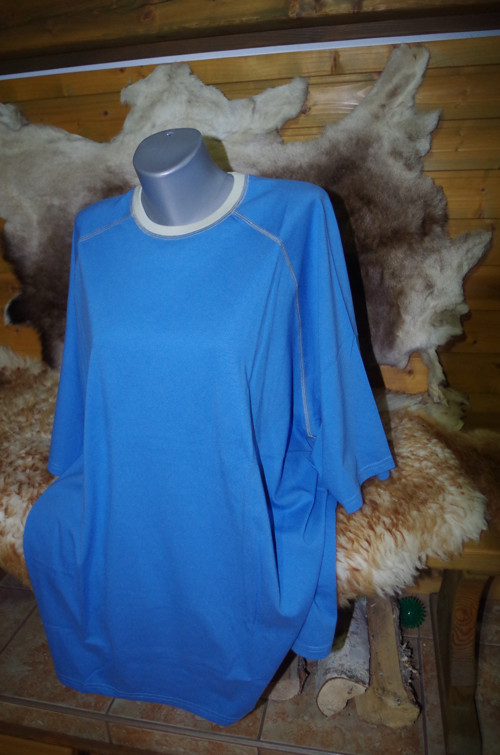 Modrá s béžovou - 4XL — foto 2