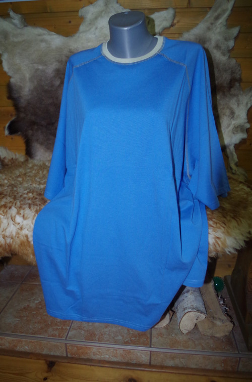 Modrá s béžovou - 4XL — foto 3