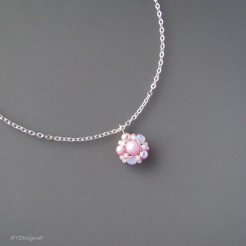 Náhrdelník POWDER ROSE — foto 2
